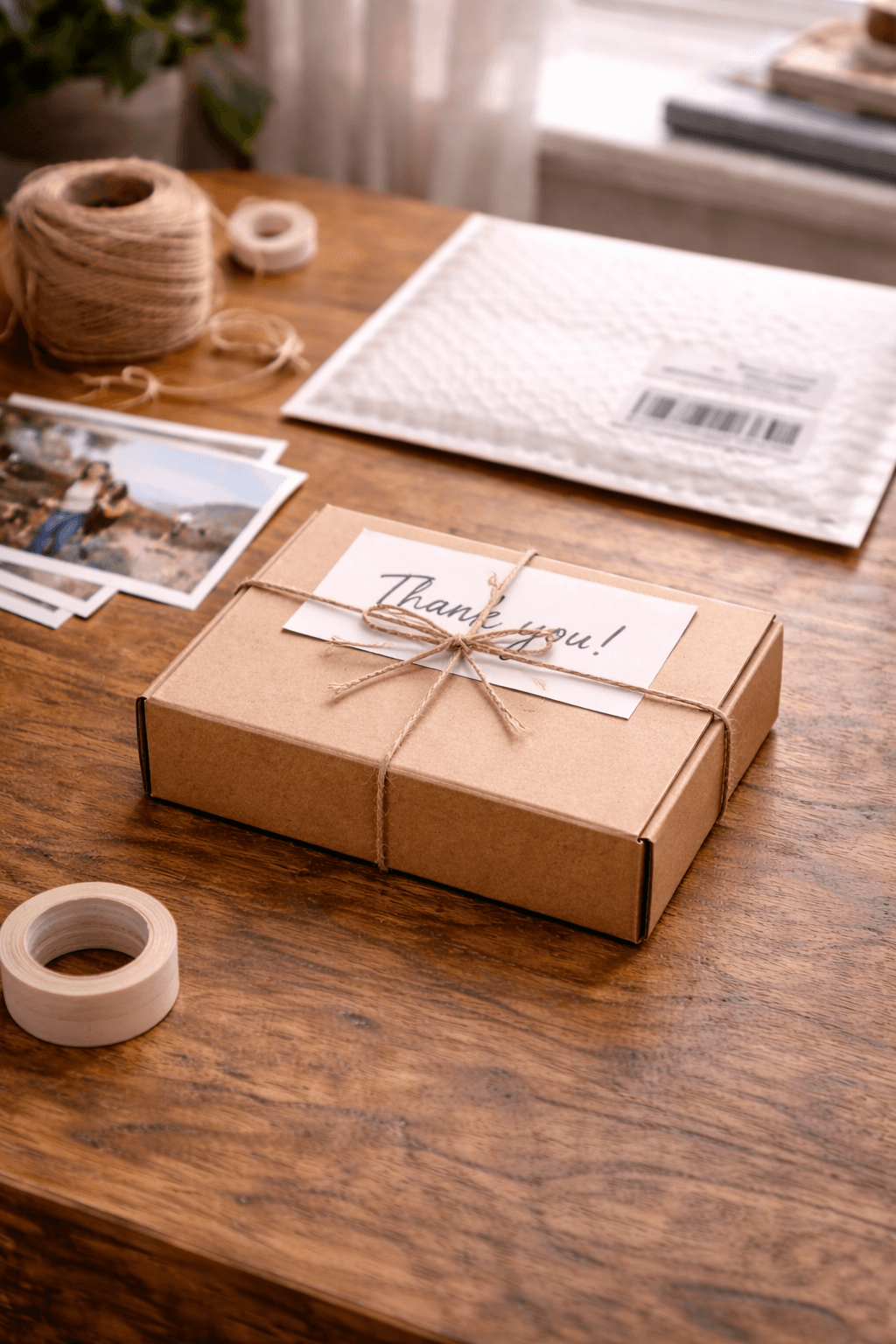 Packaged prints ready to ship